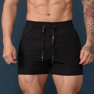 YoungLA Black Athletic Shorts